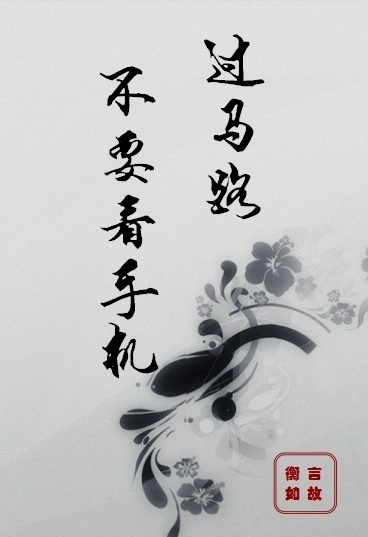 《过马路不要看手机》 作者：衡言如故 txt文件大小：129.12 KB