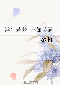《浮生若梦 不如莫遇》 作者：黎小陌 txt文件大小：129.38 KB