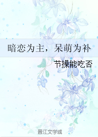 《暗恋为主，呆萌为补》 作者：节操能吃否 txt文件大小：281.47 KB